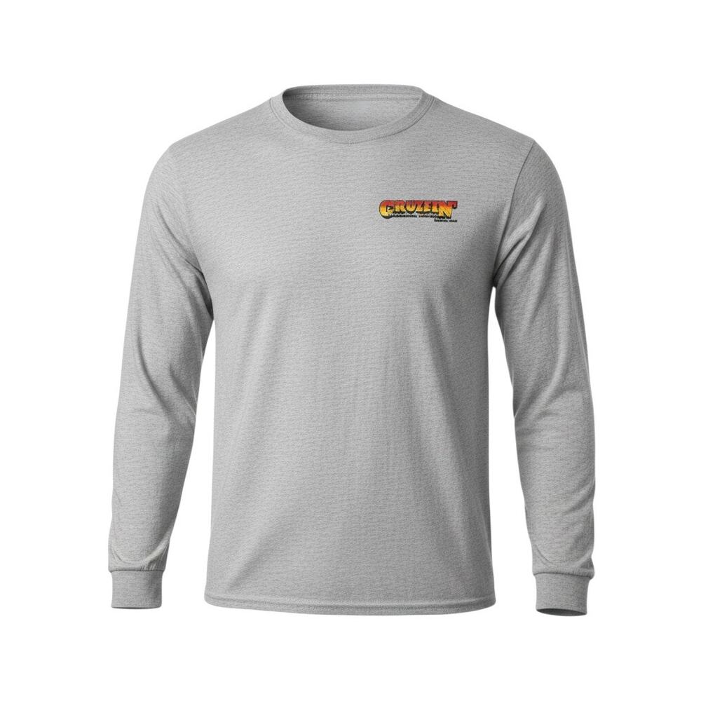 Gildan DryBlend Cruisin' Southern Maryland Long Sleeve Graphic T-Shirt Gray L